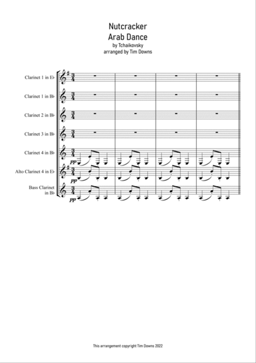 The Nutcracker - Arab Woodwind Ensemble scores gallery preview page 2