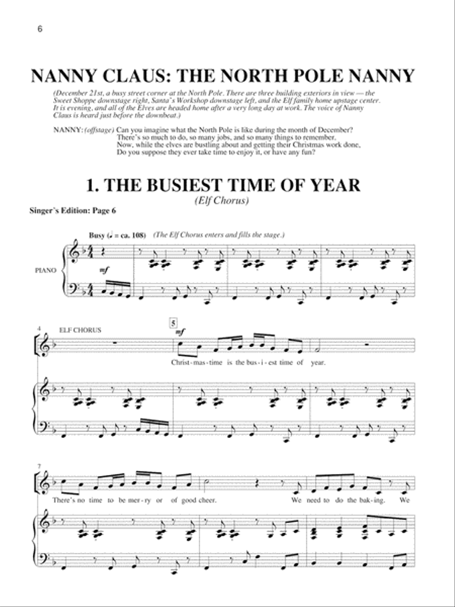 Nanny Claus -- The North Pole Nanny Choir scores gallery preview page 3