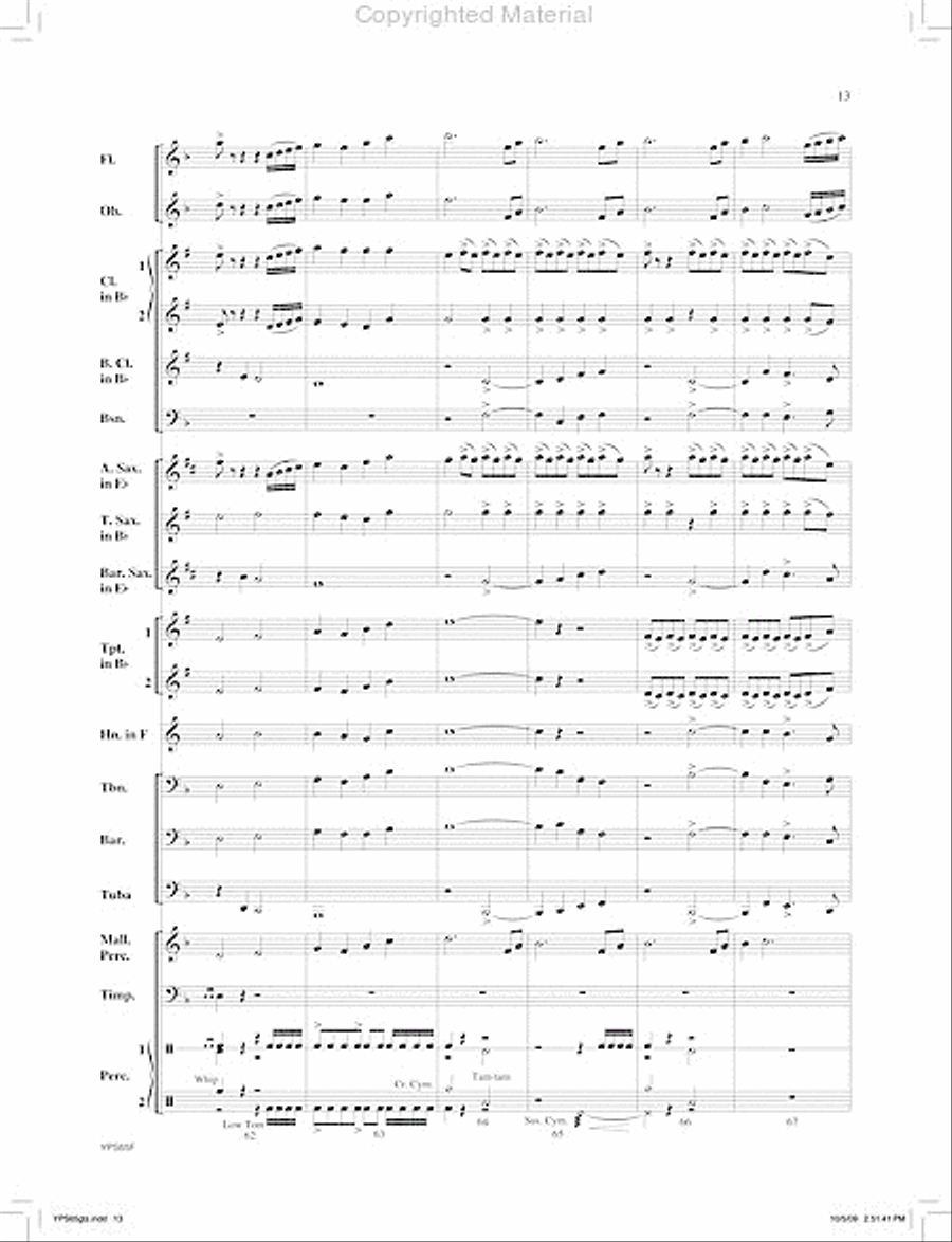 Visigoths Visigoths Concert Band scores gallery preview page 14