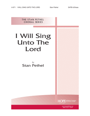 Book cover for I Will Sing unto the Lord