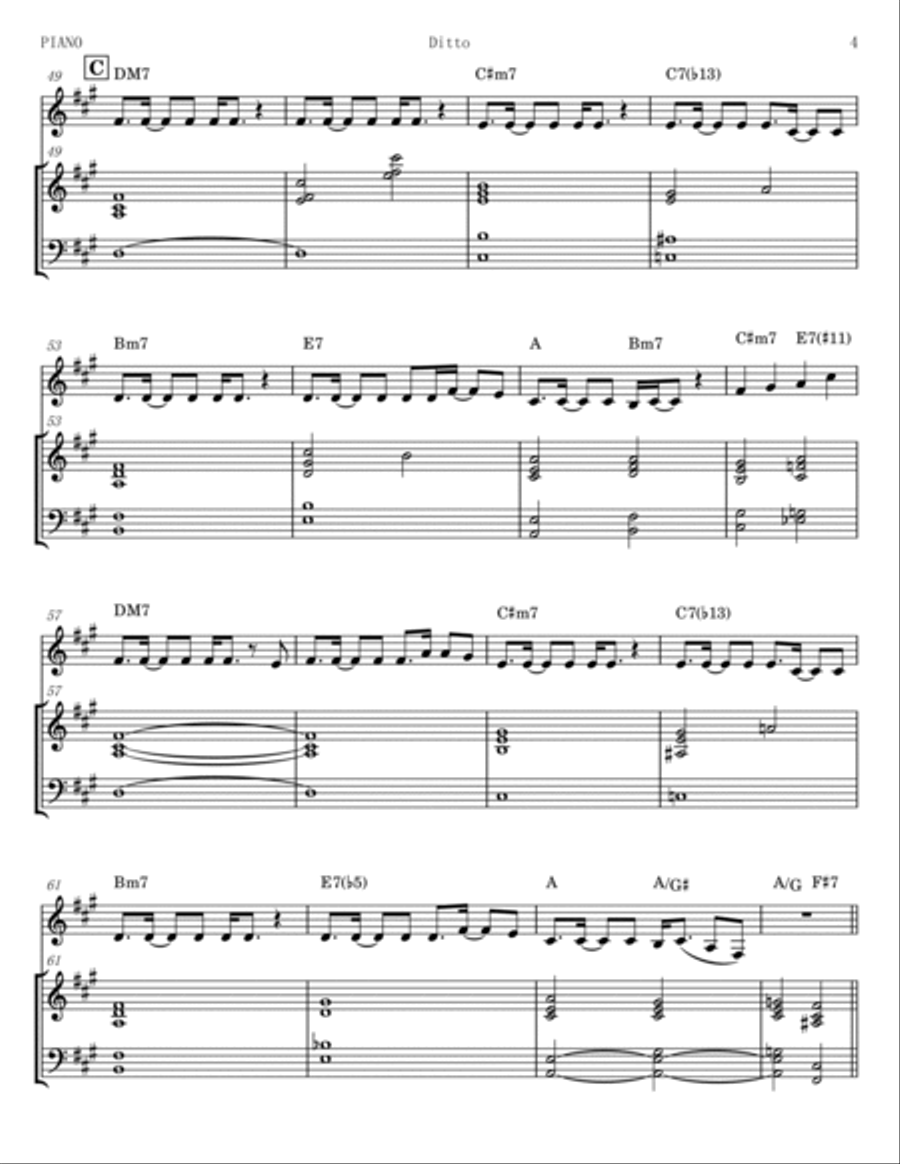Ditto Voice scores gallery preview page 4