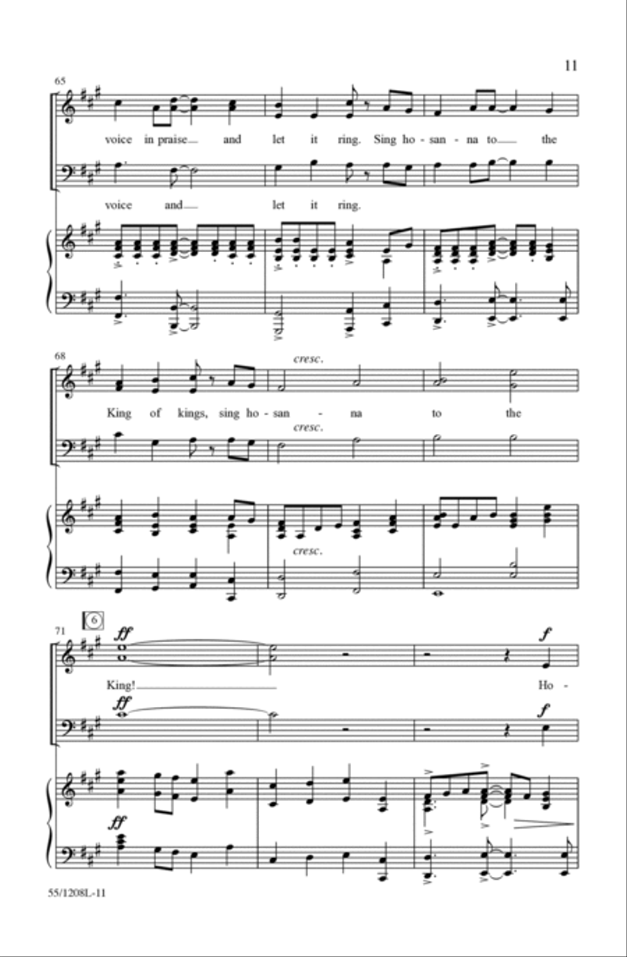 No Greater Love Choir scores gallery preview page 11