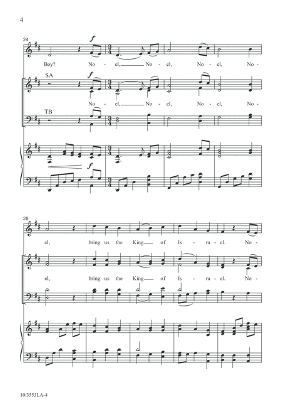 How Many Noels? 4-Part scores gallery preview page 4