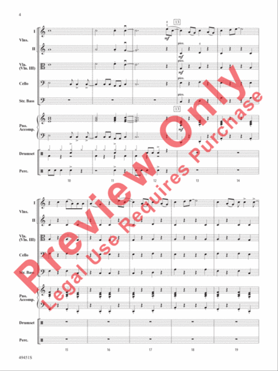 Meant To Be String Orchestra scores gallery preview page 5