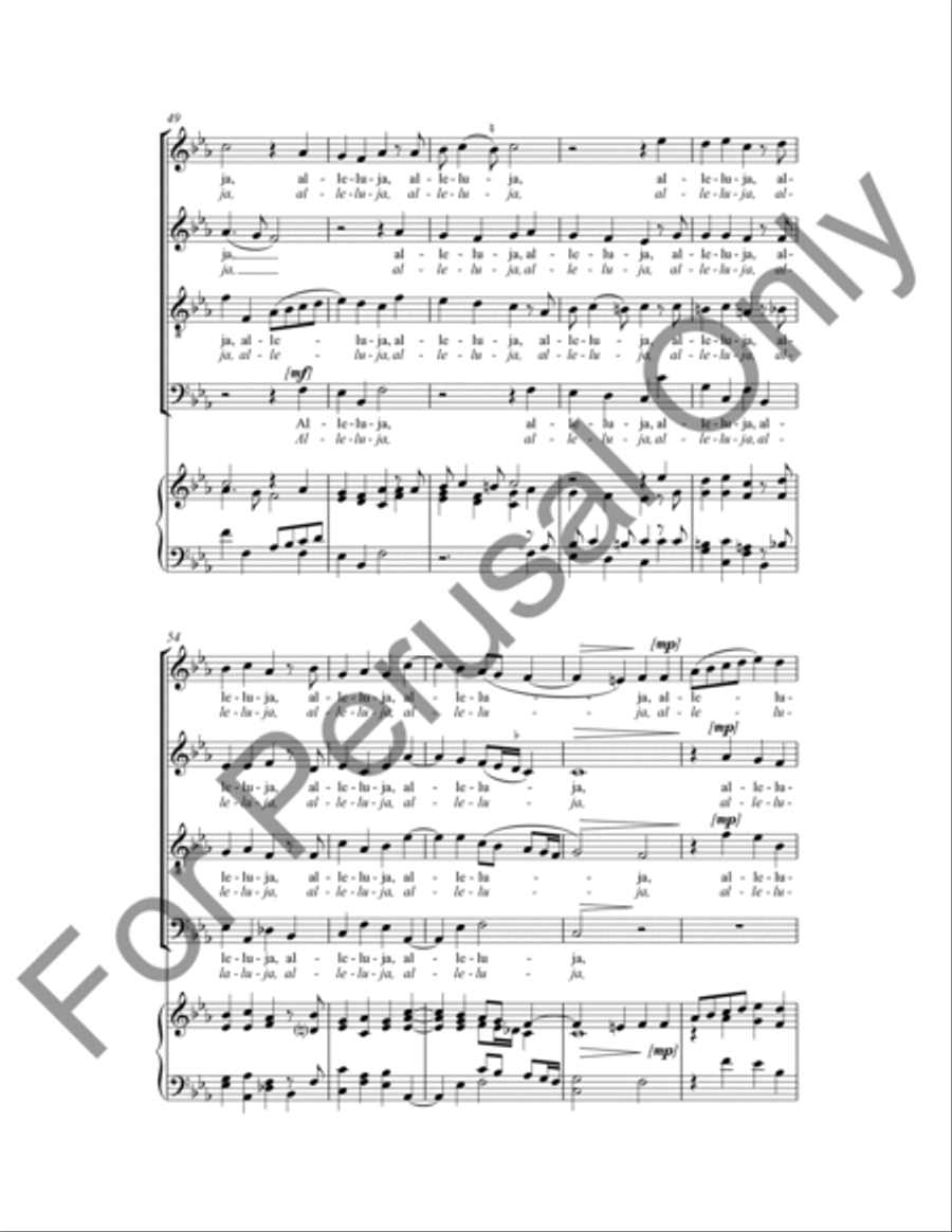 All Rejoiced When The Angel Came Down 4-Part scores gallery preview page 8