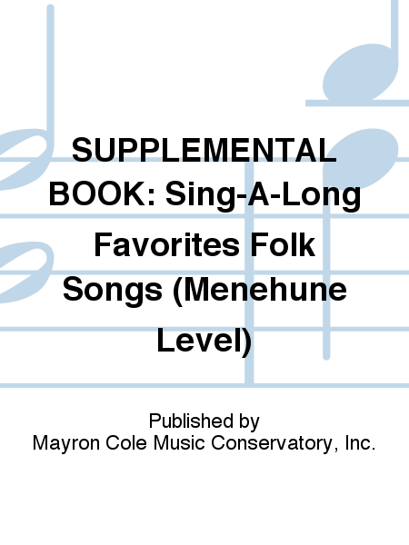 SUPPLEMENTAL BOOK: Menehune Folk Song Favorites image number null