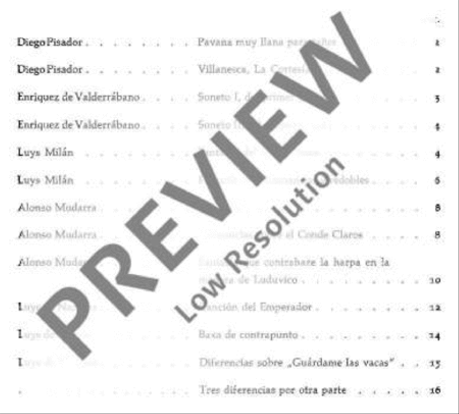 Hispanae Citharae Ars Viva Guitar scores gallery preview page 10