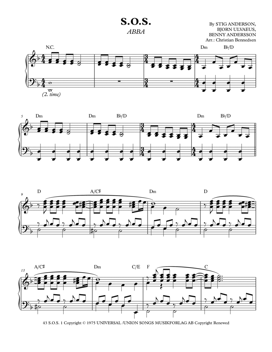 Sos piano discount