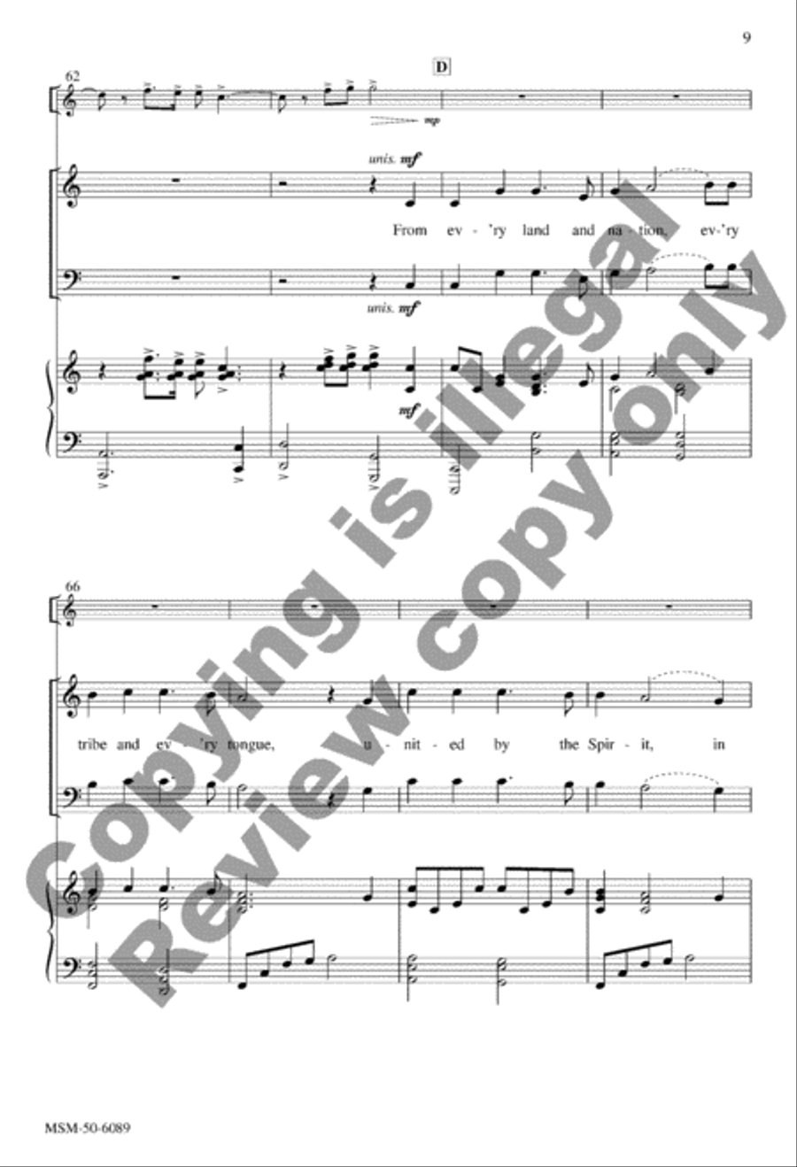 Hands of God Hands of God 4-Part scores gallery preview page 9