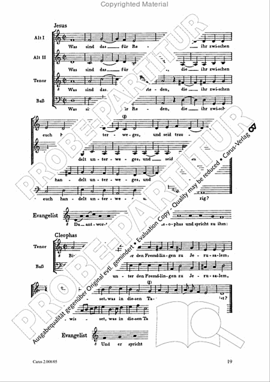 Auferstehungs-Historie SSAATB scores gallery preview page 20