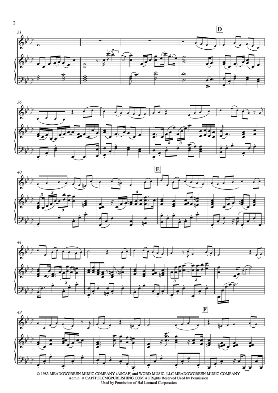 Via Dolorosa Via Dolorosa Violin Solo scores gallery preview page 2