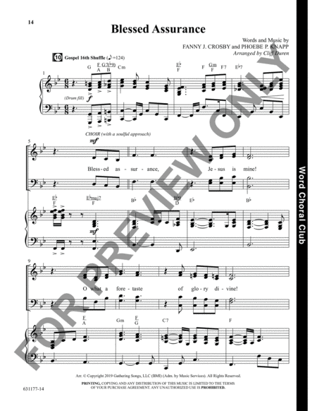 The Great American Church Songbook - Choral Book