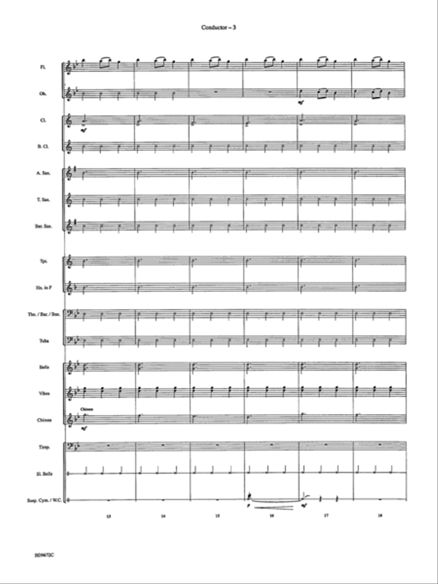 Ukrainian Bell Carol: Score Concert Band scores gallery preview page 5