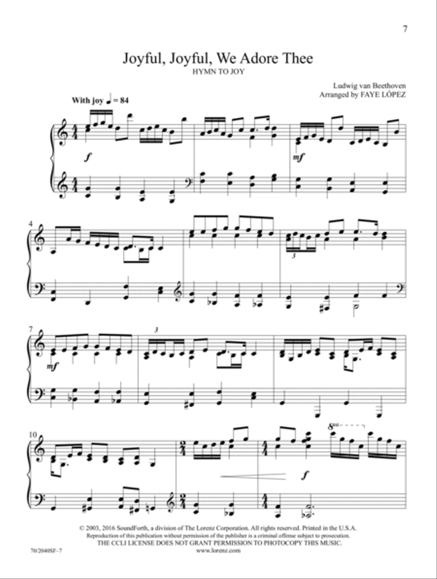 All Creation Sings Piano Solo scores gallery preview page 4
