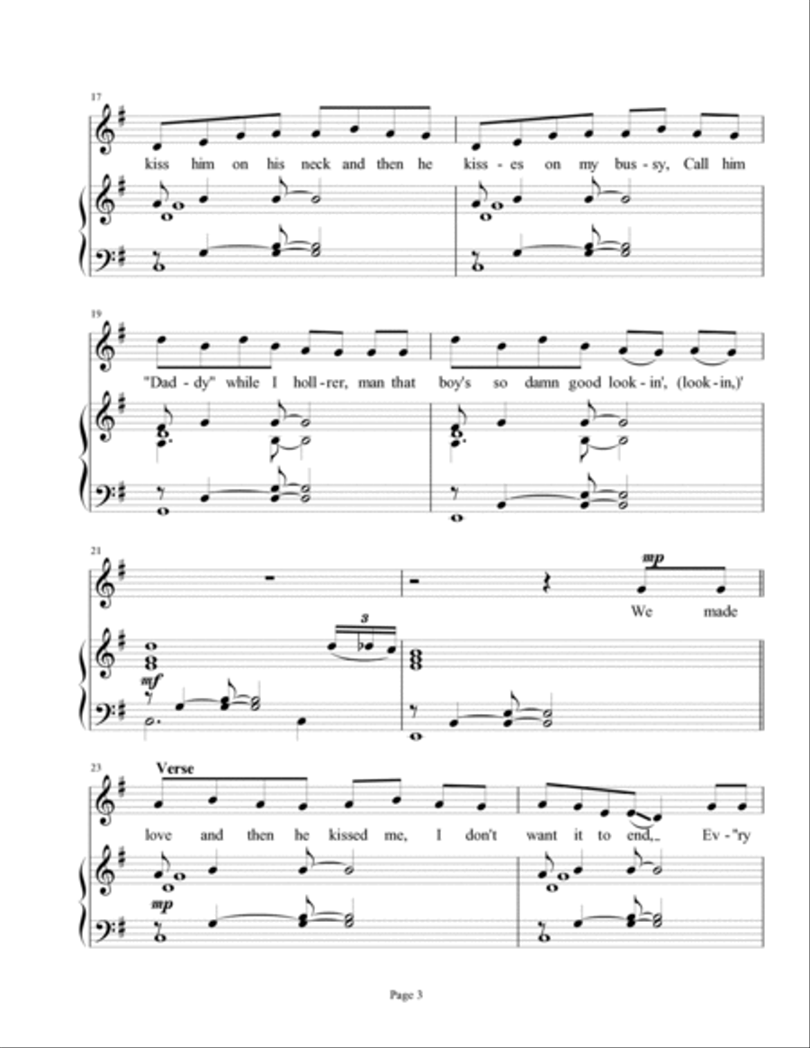 Good Lookin Voice scores gallery preview page 3