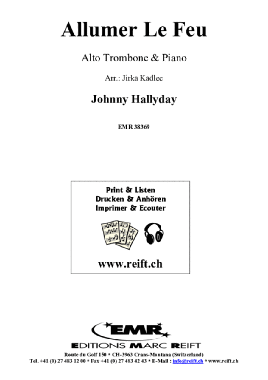 Allumer Le Feu Allumer Le Feu Piano Accompaniment scores gallery preview page 2