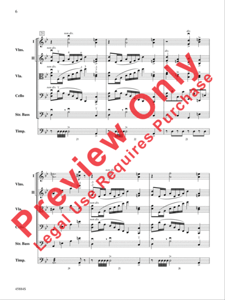 Day of Wrath String Orchestra scores gallery preview page 6