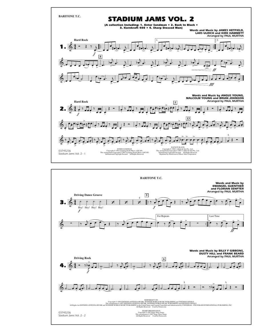 Stadium Jams - Vol. 2 - Baritone T.C.