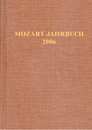 Mozart-Jahrbuch 2006