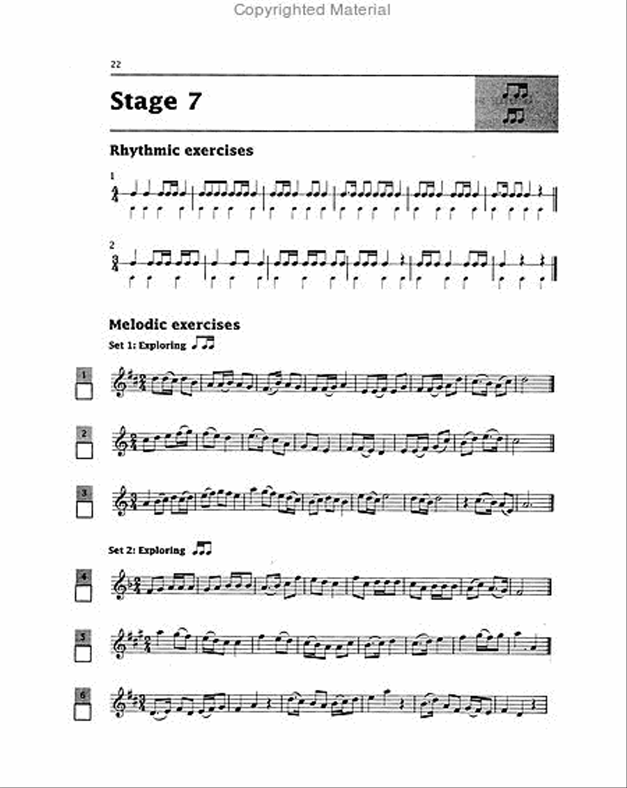 Improve Your Sight-reading! Violin, Level 3 Violin scores gallery preview page 4