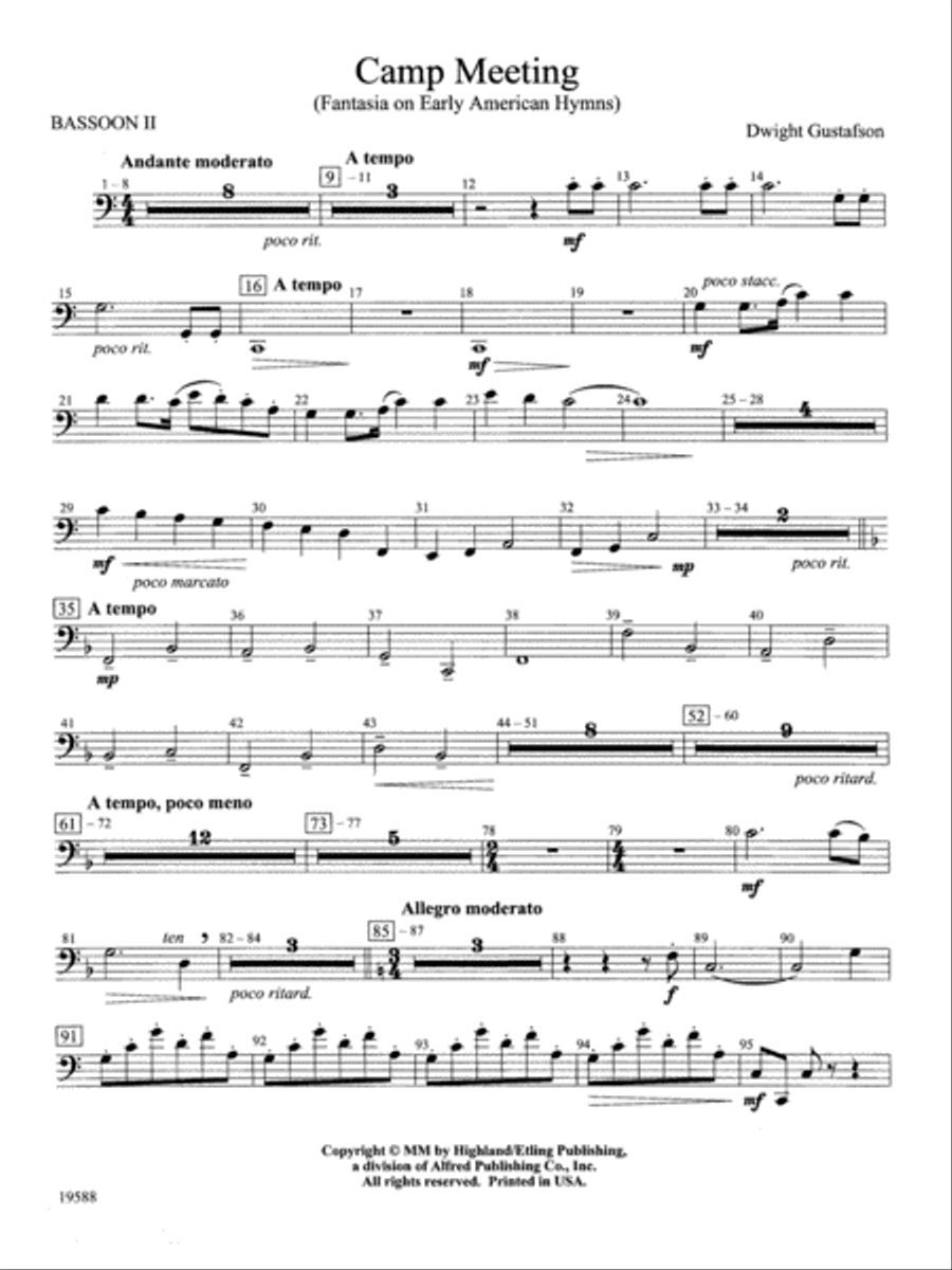 Bassoon camp shop