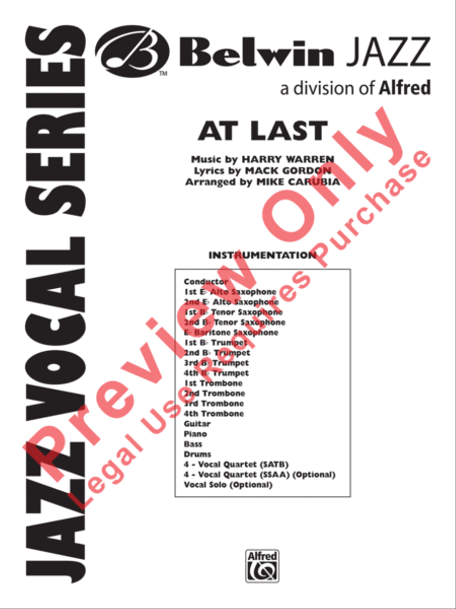 At Last Jazz Ensemble scores gallery preview page 2