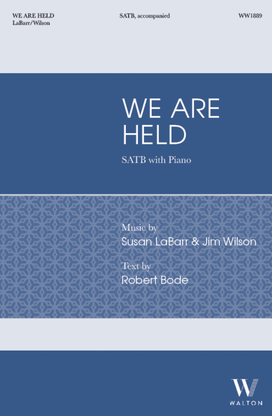We Are Held 4-Part scores gallery preview page 1
