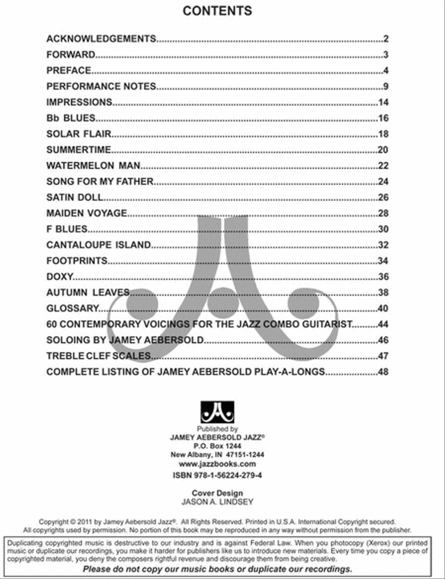 Easy Jazz Guitar Easy Jazz Guitar CD scores gallery preview page 2