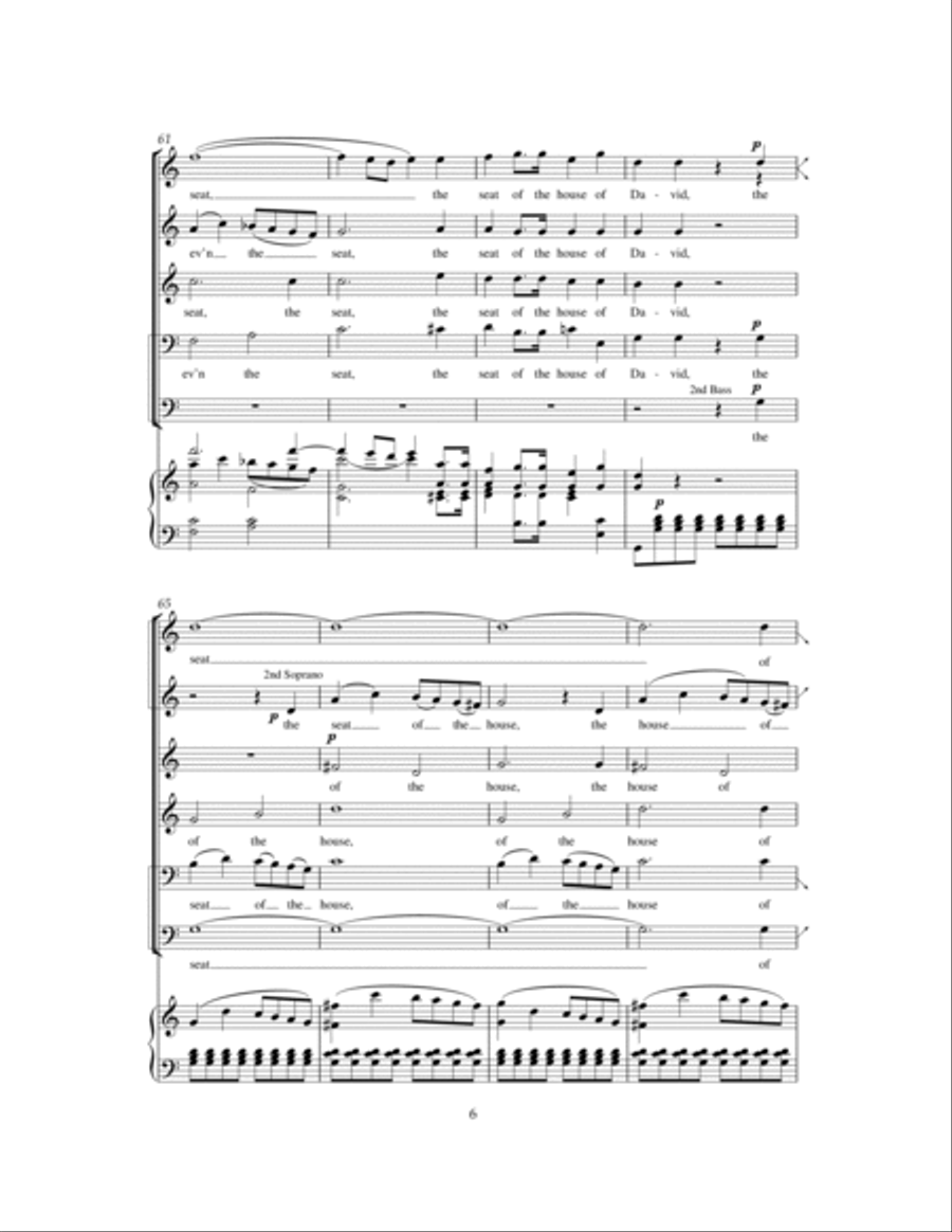 I Was Glad I Was Glad Choir scores gallery preview page 6