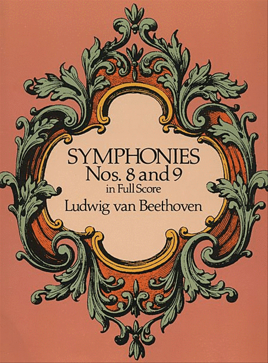 Symphonies Nos. 8 and 9 in Full Score Full Orchestra scores gallery preview page 1
