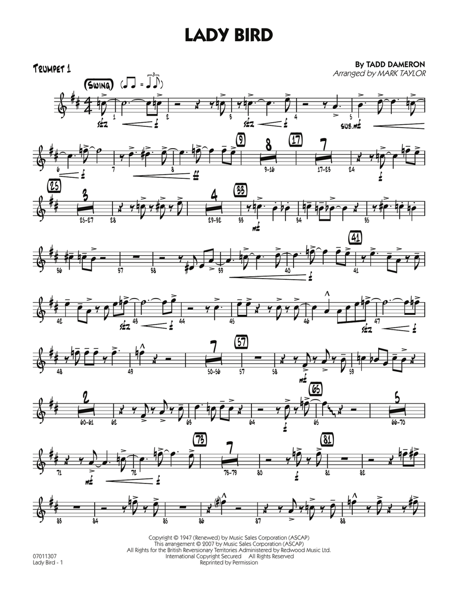 Lady Bird - Trumpet 1