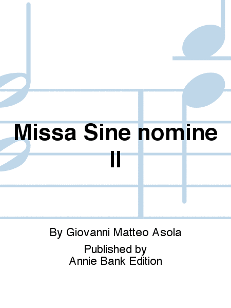 Missa Sine nomine II