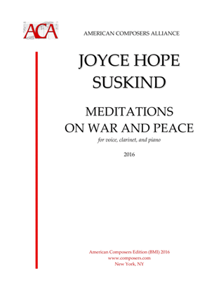 [Suskind] Meditations on War and Peace