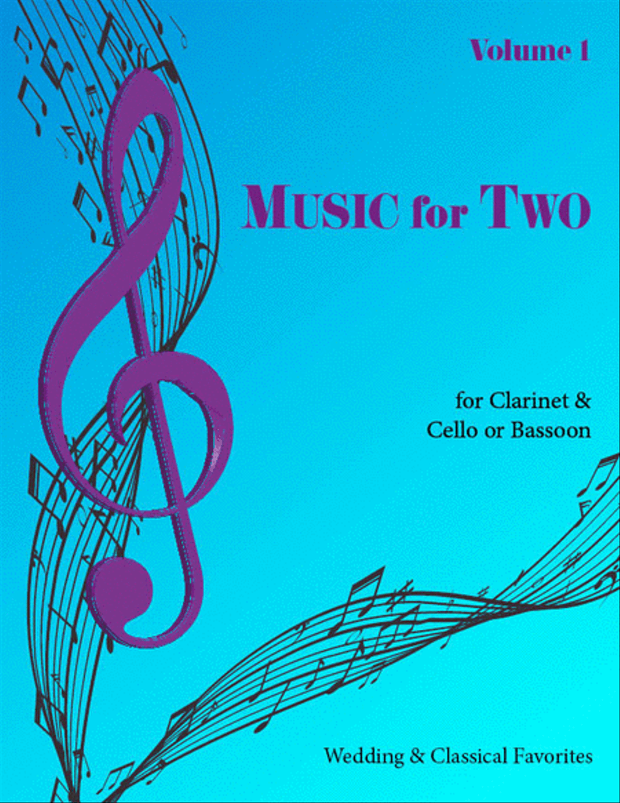 Music for Two, Volume 1 - Clarinet and Cello/Bassoon Bassoon scores gallery preview page 1