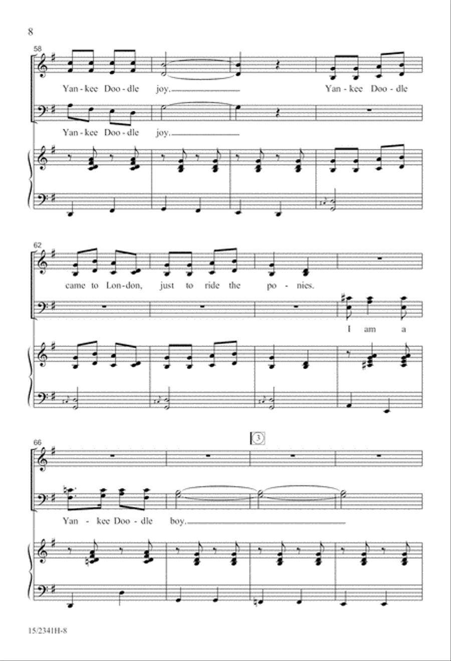 Salute to America 4-Part scores gallery preview page 9