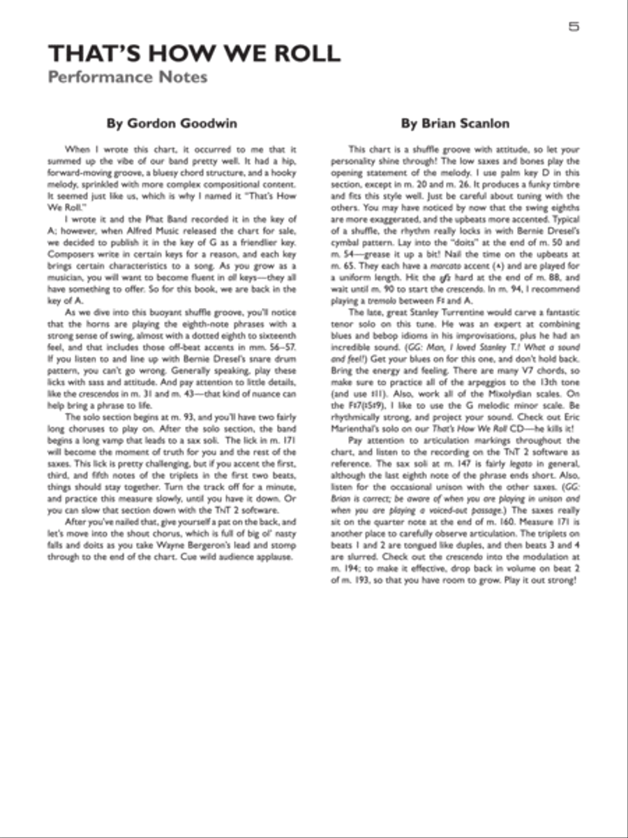Gordon Goodwin's Big Phat Play Along, Volume 2 Tenor Saxophone scores gallery preview page 8