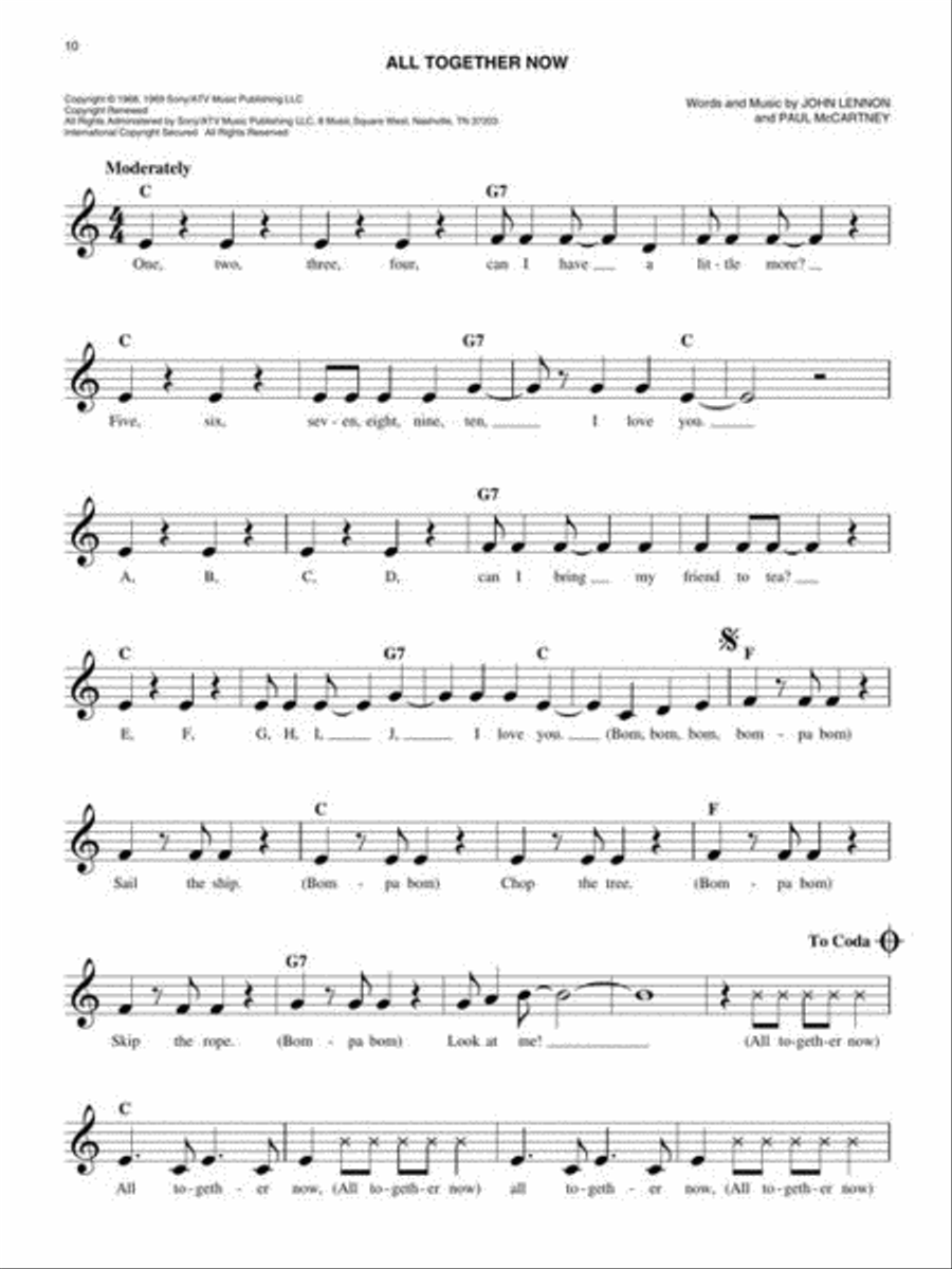 The Easy 3-Chord Fake Book Piano scores gallery preview page 8