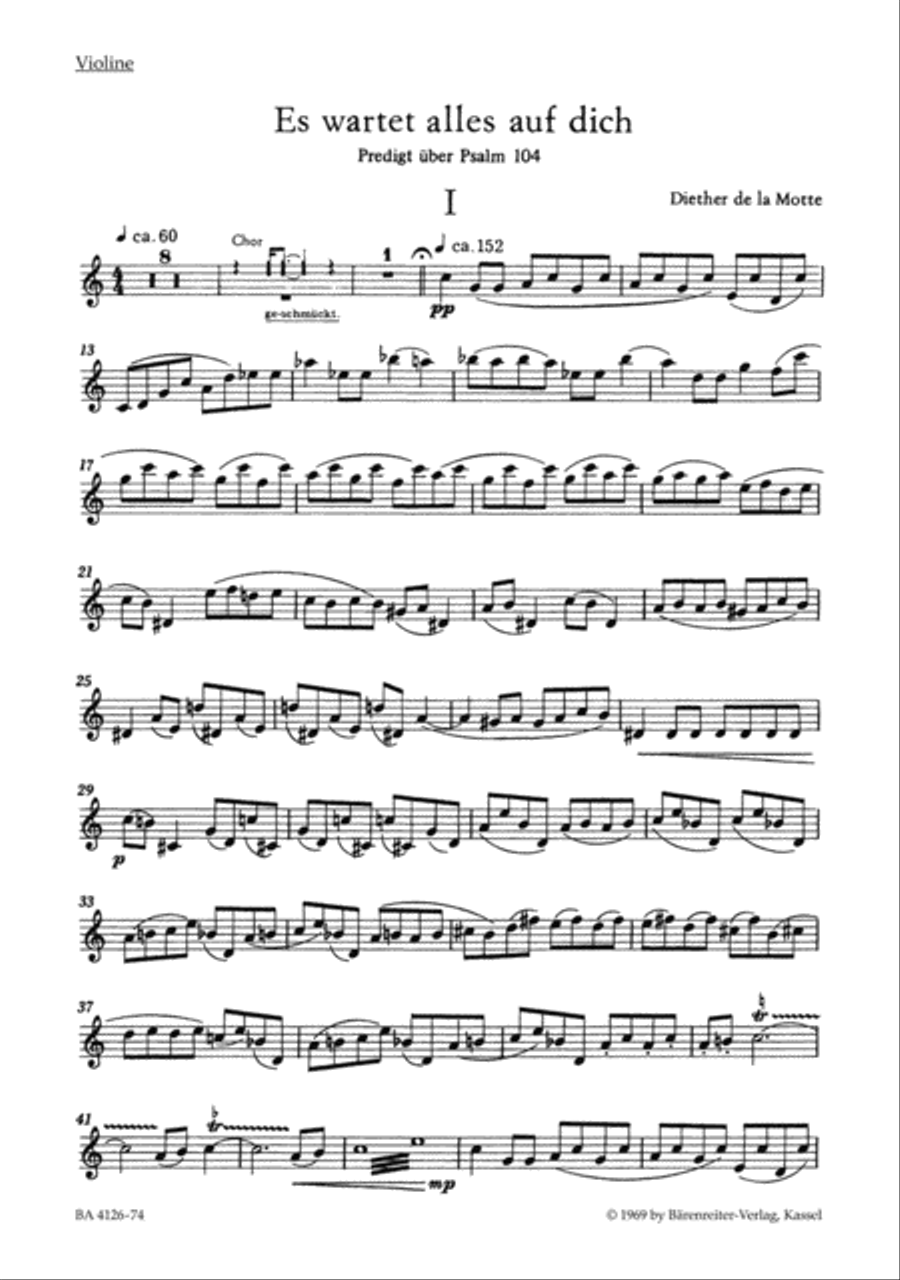 Es wartet alles auf dich (1968) Violin scores gallery preview page 2