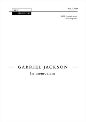 Book cover for In memoriam
