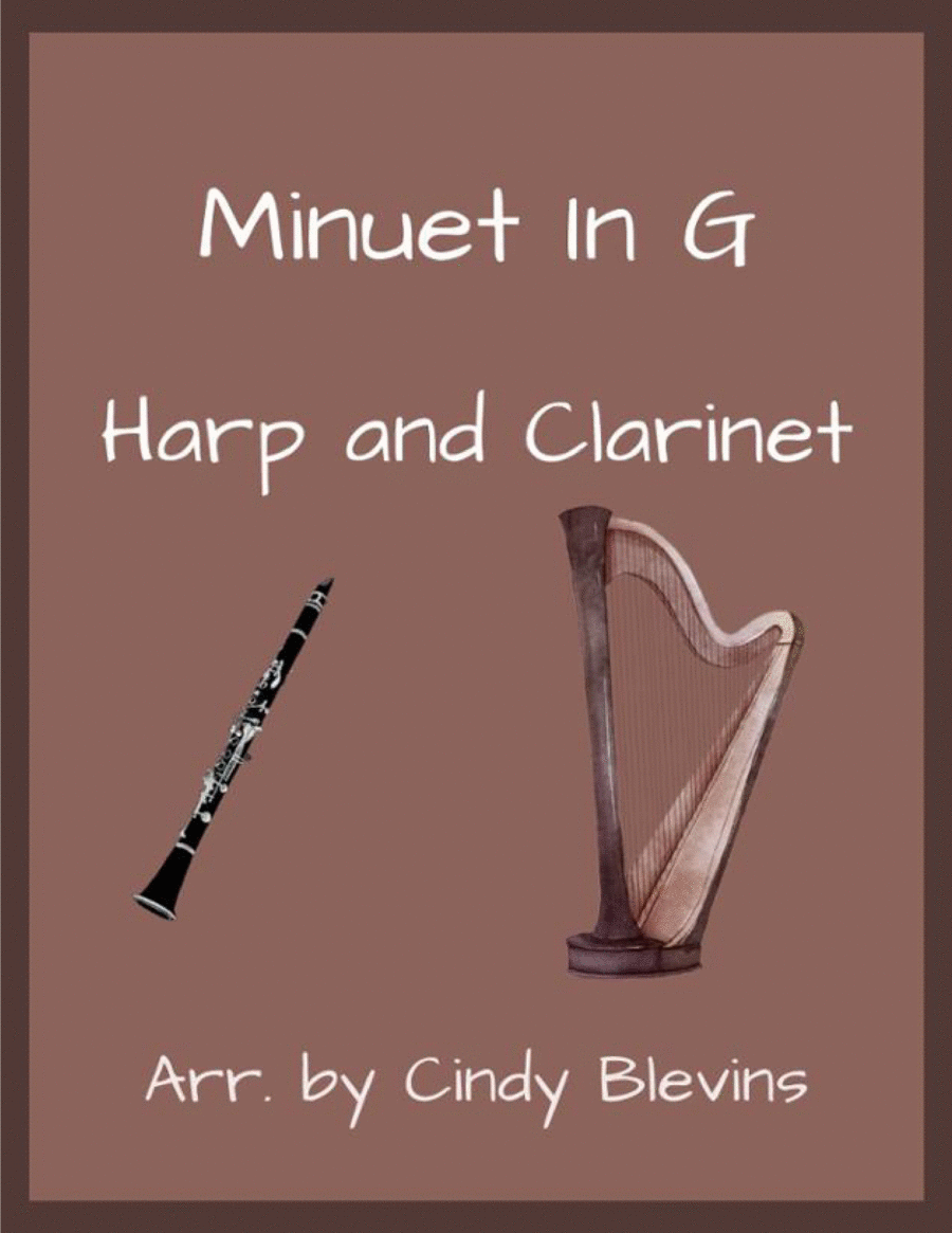 Minuet in G, for Harp and Clarinet image number null