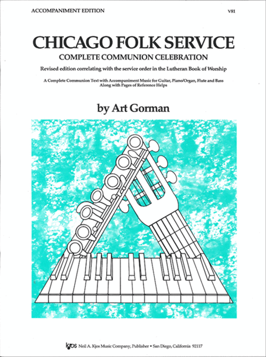 Chicago Folk Service New Edition - Accompaniment Choir scores gallery preview page 1