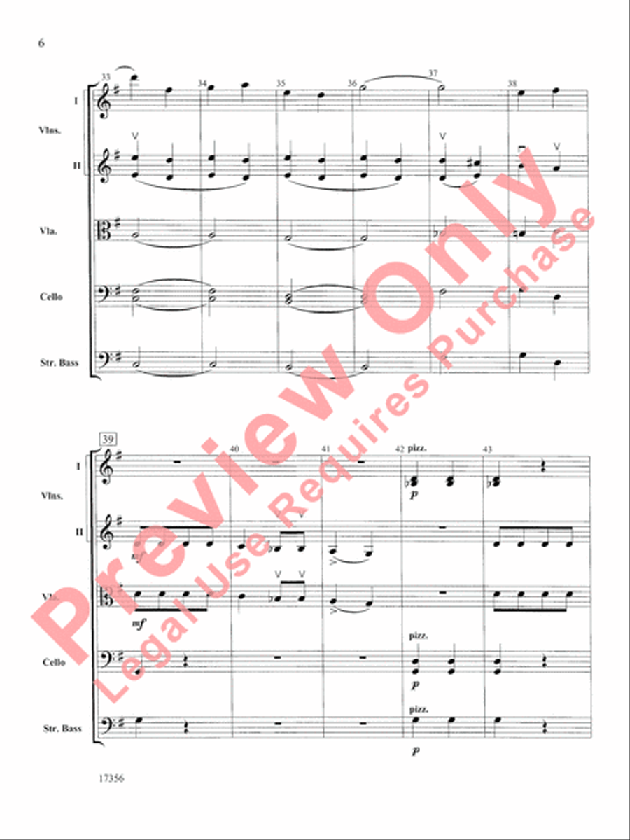 Alla Tchaikovsky String Orchestra scores gallery preview page 7