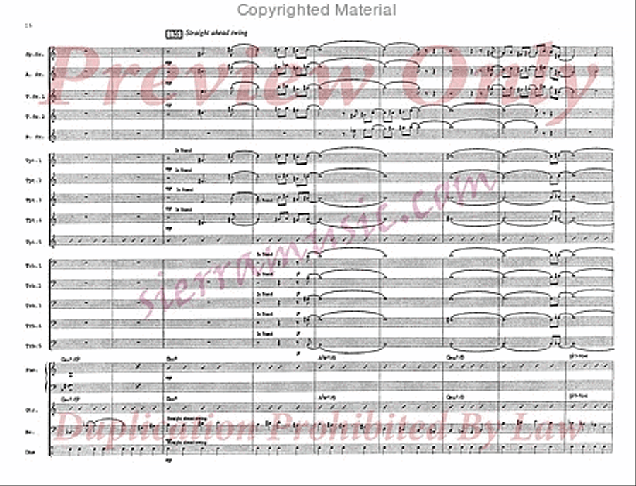 Temple Street Temple Street Jazz Ensemble scores gallery preview page 17