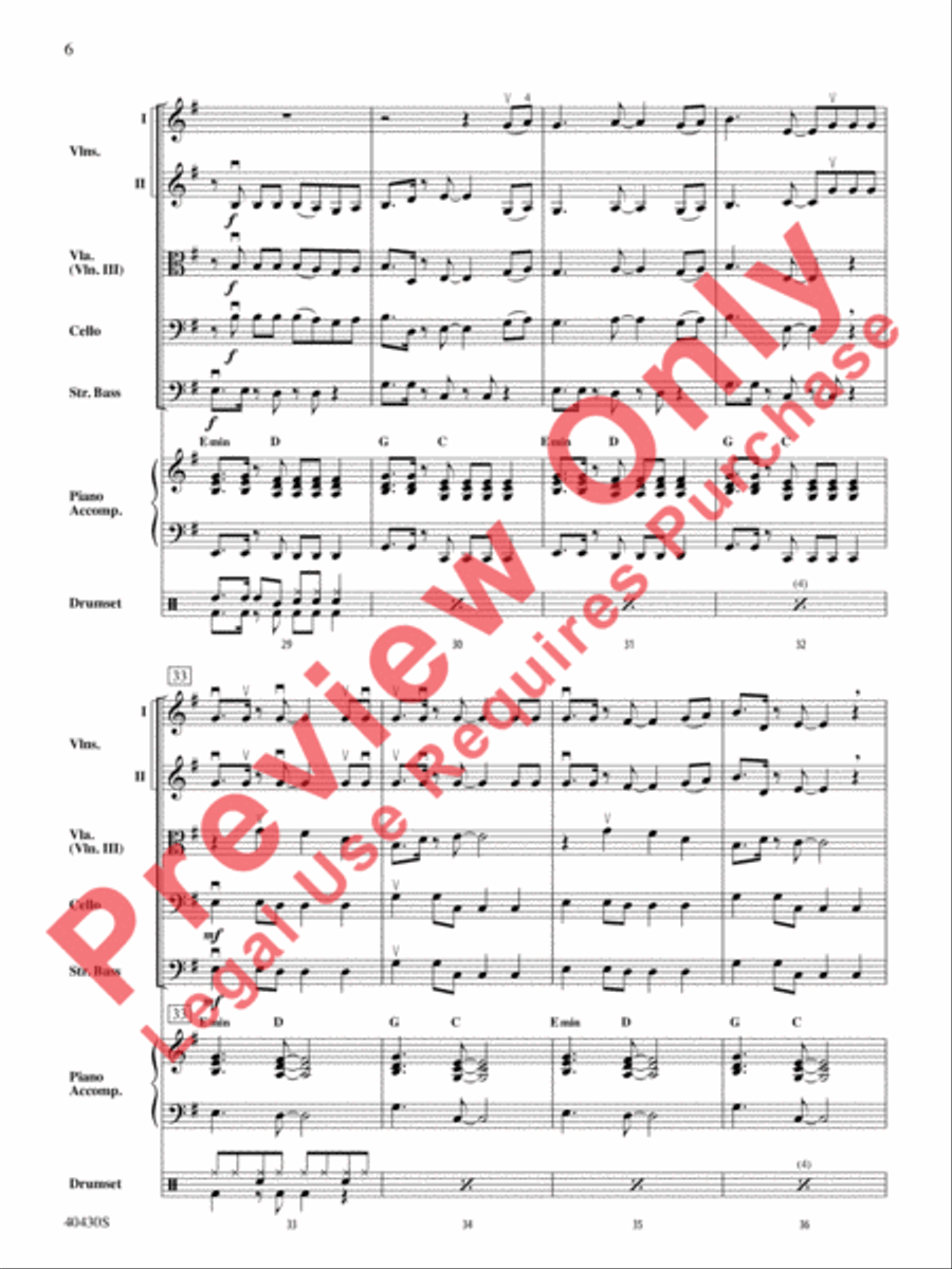 Dynamite String Orchestra scores gallery preview page 7