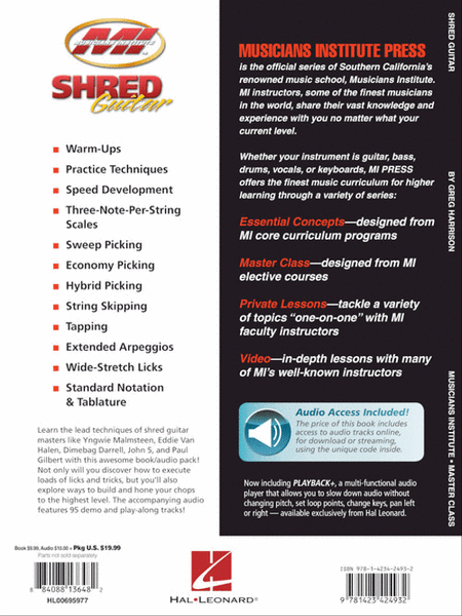 Shred Guitar Guitar Tablature scores gallery preview page 9