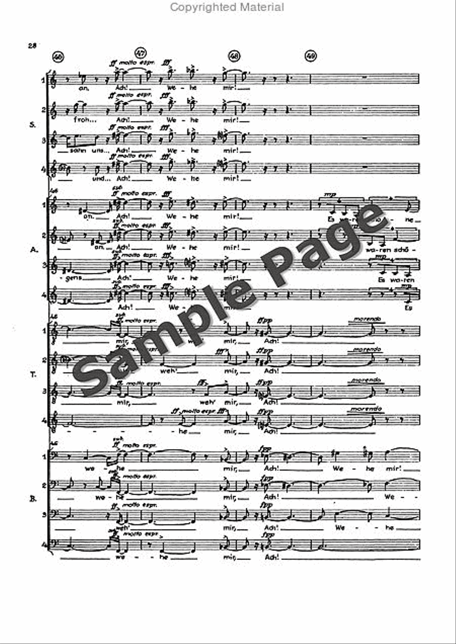 3 Phantasien 4-Part scores gallery preview page 29