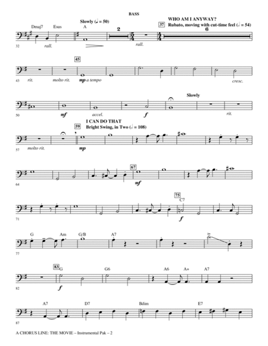 A Chorus Line (Medley) (arr. Ed Lojeski) - Bass