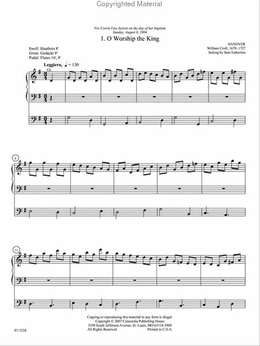 Hymn Inventions Organ scores gallery preview page 2