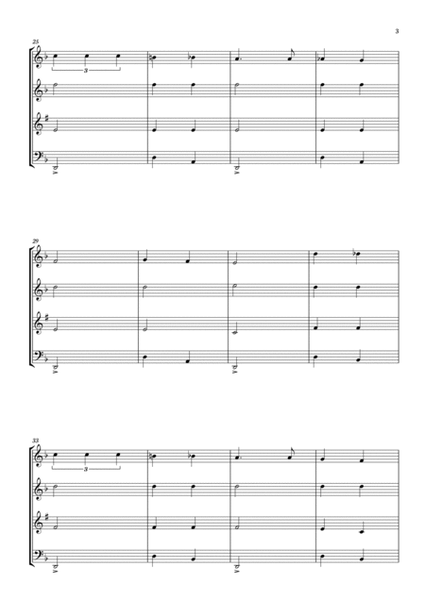 Habanera - Carmen - Georges Bizet, for Woodwind Quartet in a easy version. Score and Parts included. image number null