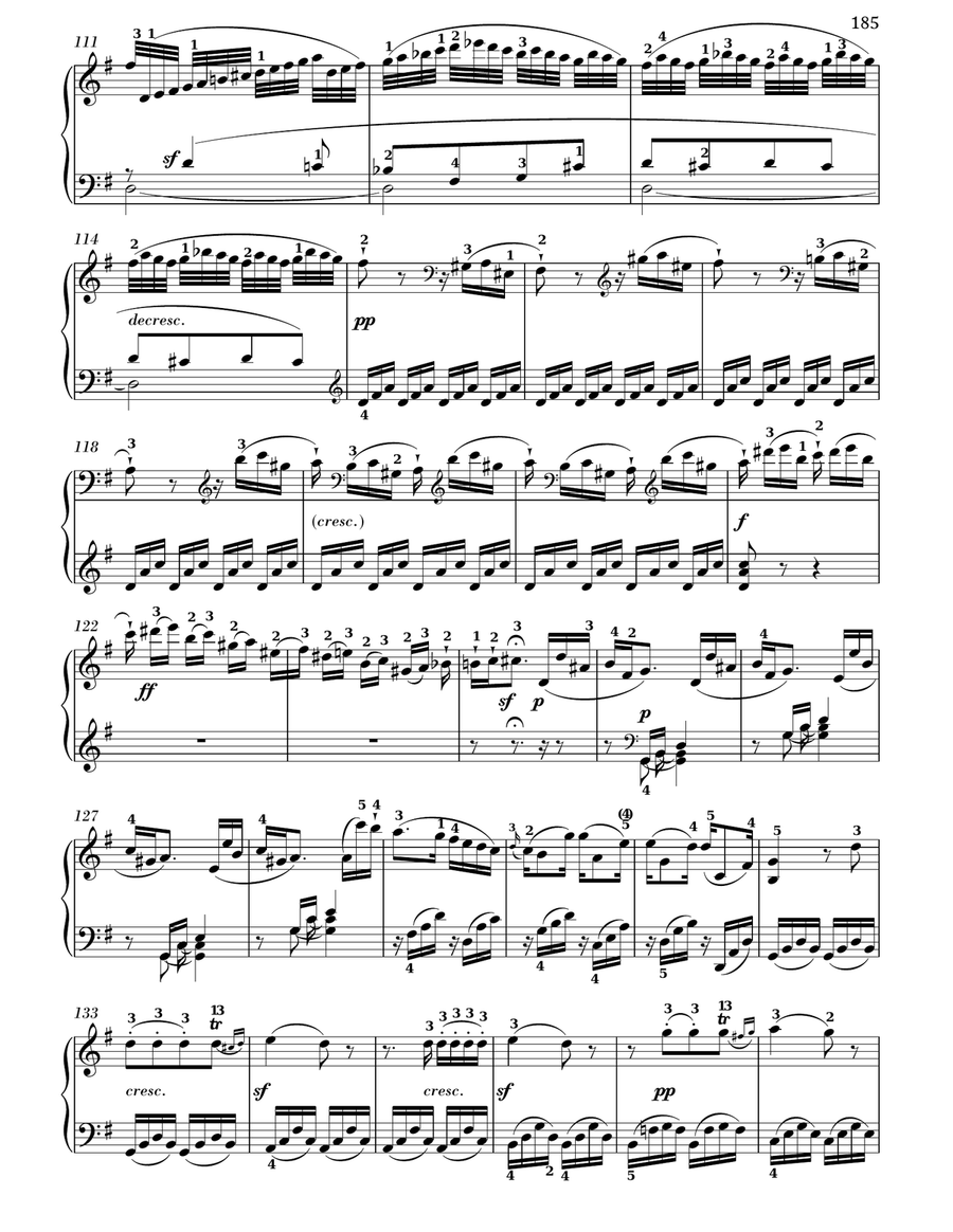 Piano Sonata No. 10 In G Major, Op. 14, No. 2 Piano Solo scores gallery preview page 5